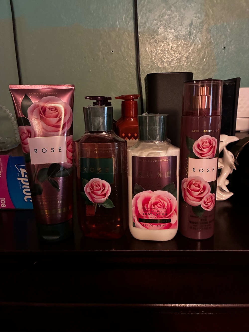 Bath & Body Works Rose Body Care Set - Pink